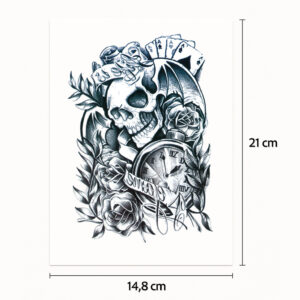 Tatouage demi-sleeve Main mortelle