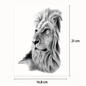 Tatouage demi-sleeve roi de la jungle