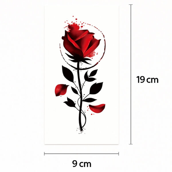 Tatouage demi-sleeve rose fanée