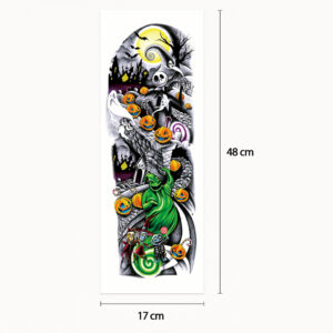 Tatouage sleeve style Halloween
