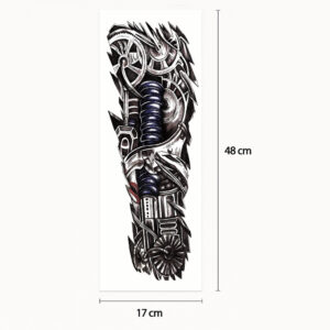 Tatouage sleeve bras de robot