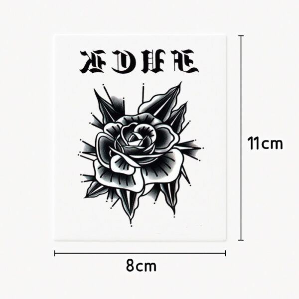 Tatouage main/doigt rose ombrée