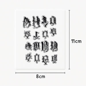 Tatouage doigt caractères