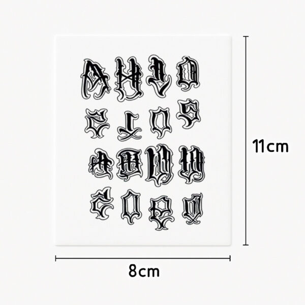 Tatouage doigt caractères