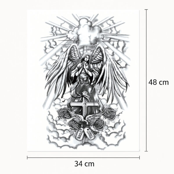 Tatouage dos ange céleste