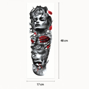 Tatouage sleeve le cercle de la vie