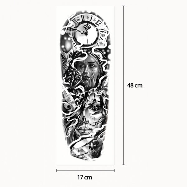 Tatouage sleeve diamant