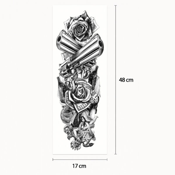 Tatouage sleeve Far West