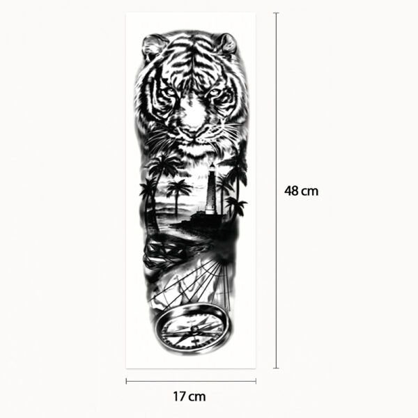 Tatouage sleeve caribéen