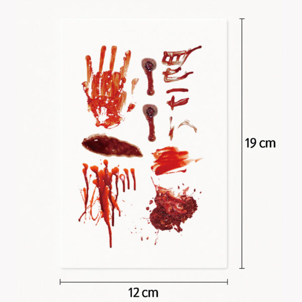 Tatouage empreinte de main sanglante