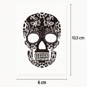 Tatouage squelette tatoué