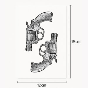 Tatouage revolver classique