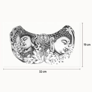 Tatouage poitrine deux bouddhas