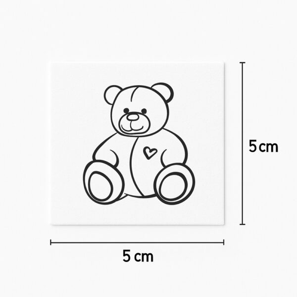 Tatouage ours en peluche