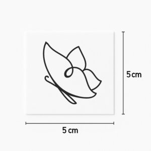 Tatouage papillon élégant