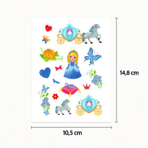 Tatouage pantoufle de verre