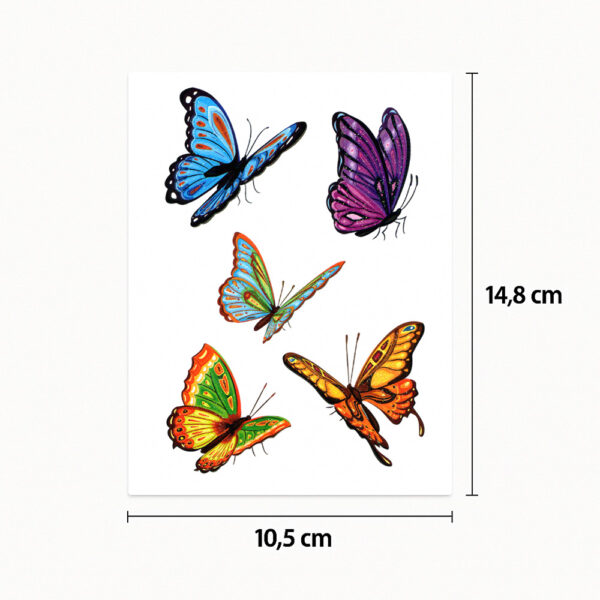Tatouage papillons 3D