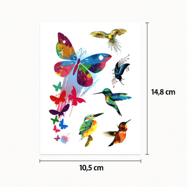 Tatouage papillon envolé