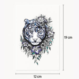 Tatouage tigre arc-en-ciel