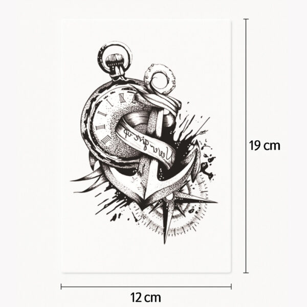 Tatouage ancre intemporelle