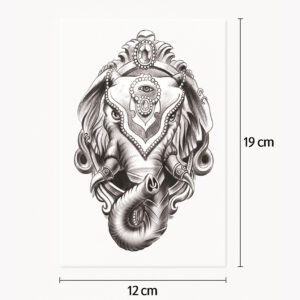 Tatouage éléphant masqué
