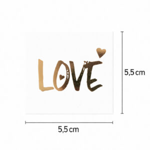 Tatouage amour doré