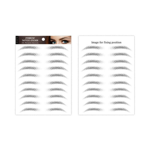 Tatouage sourcils noir 6